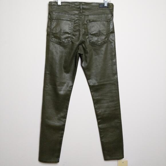 AG Farrah Skinny Ankle Leatherette - Sz 31R - NWT - Picture 6 of 14